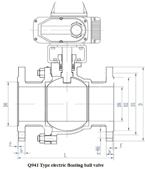 वर्ग 150lb 2 पीसी WCB फ्लैंज बॉल वाल्व DN15 - DN250 ASME मानक 1