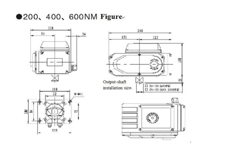 ग्रिट AC220V त्वरित ओपन इलेक्ट्रिक एक्ट्यूएटर लघु मिश्र धातु ऑटो इलेक्ट्रिक वाल्व एक्ट्यूएटर 2