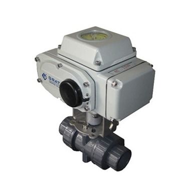 IP67 DC24V Dn50 ऑन ऑफ फीडबैक सिग्नल के साथ इलेक्ट्रिक CPVC बॉल वाल्व